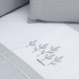 Jgo 2 Pcs.f.nordica Cuna 70 Mini Windsord Gris 110x170x3 Cm - Cambrass - imagen 3