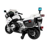 Moto eléctrica BMW Policía blanca para niños