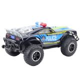 Coche de policía RC Off-Road 1:8 para juegos al aire libre en el jardín.