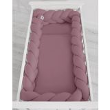 Protector de Cuna Knot Bumper XXL - My Sweet Baby en Pastel Violet - imagen 3