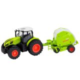 Tractor agrícola a control remoto con empacadora 1:24