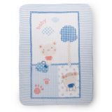 Manta de bebé Kikkaboo Fantasía 80x110 cm Azul Suave