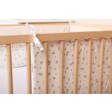 Protector de Cuna Sensillo Algodón Rosa Beige - Seguridad y Estilo - imagen 2