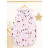 Cotton Sleeping Bag For Children, Size M, 3-12 Months, Tog 2.5, All-season - Pink Hedgehogs