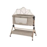 Cuna de colecho y trona 2en1 Kikkaboo Sleat Me Beige - imagen 2