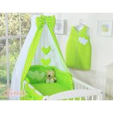 Dosel de Cuna My Sweet Baby - Canopy de Tela con Corazones