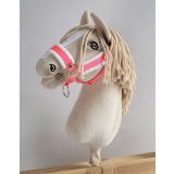 Set Halter A3 con Furry y Tether My Sweet Baby - Neon Pink/White - imagen 2