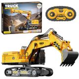 Excavadora de Juguete Control Remoto para Montaje 133 Elementos