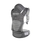 Portabebés Kikkaboo Hoody Fly knit Gris para bebés
