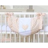 Bolsa de Juguetes My Sweet Baby - Colgante Corazones Beiges - imagen 2