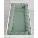 Bumper de Cuna Knot Bumper XXL Pastel Green - My Sweet Baby - imagen 3