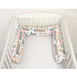 Protector de Cuna Roller My Sweet Baby - Tren Turquesa