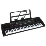 Teclado Negro con Micrófono Instrumento Musical