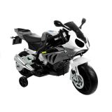 Moto eléctrica BMW S1000RR plateada