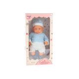 Muñeca Bebé 46 cm con Chupete y Gorra Azul - imagen 3