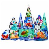 Bloques magnéticos de Lean toys en colores vibrantes y materiales seguros