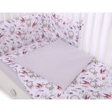 Juego de Ropa de Cuna My Sweet Baby 120x90 cm - Swallows Pink - imagen 2