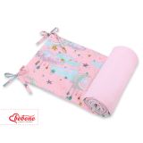 Protector de Cuna Universal My Sweet Baby - Moons Pink - imagen 2