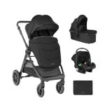 Carrito de bebé 3en1 Kikkaboo Ava Negro para Bebés
