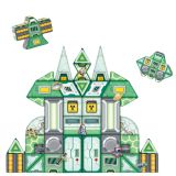 Bloques Magnéticos Espaciales Estación Espacial 4D 66pcs