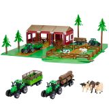 Set de Granja con Tractores y Animales 102 Piezas - imagen 2