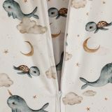 Saco de dormir con diseño de ballenas de Waldin para mayor comodidad