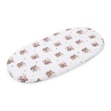 Sábana ajustable de Sensillo, suave y cómoda para el capazo.