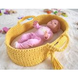 Moisés para Muñecas Boho My Sweet Baby - Amarillo - imagen 2