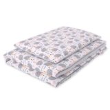 Juego de Ropa de Cuna My Sweet Baby 2 Piezas Hedgehogs Grey