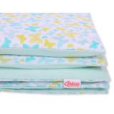 Juego de Ropa de Cuna My Sweet Baby - 2 Piezas Mariposas Azules - imagen 2