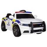 Coche de Policía Eléctrico - Blanco