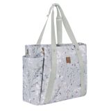 Bolsa de mamá Kikkaboo Florence Dreamy Fields Gris - imagen 3