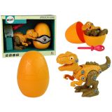 Set de Dinosaurio Tyrannosaurus Rex con Huevo y Destornillador Naranja