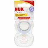 Chupetes de Silicona Nuk Star 0-2 meses - 2 Piezas