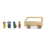 Autobús con animales de madera Trixie para bebé - imagen 3