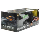 Coche Jeep verde de Lean toys con un acabado resistente.