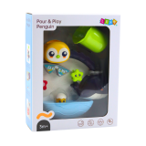 Juguete de baño interactivo pingüino y ballena