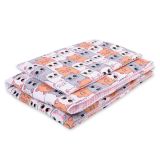 Juego de Cama 2 Piezas My Sweet Baby - Gatos Grises y Rosas