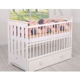 Knot Bumper XXL My Sweet Baby: Protector de Cuna Beige/Antracita/Rosa - imagen 3