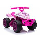 Quad eléctrico TR1805 blanco-rosa
