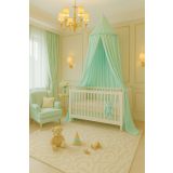 Dosel de Algodón My Sweet Baby para Habitación Infantil - Mint - imagen 2