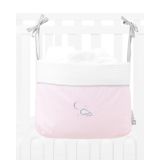 Cesta de pañales con lazos Dream Big Rosa Kikkaboo - imagen 2
