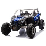 Detalle de la carrocería abierta y barras antivuelco del buggy KKL-808 azul