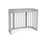 Cuna Waldin en gris, diseño de madera natural