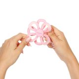 Mordedor de Silicona Flor Rosa Babyono - Alivio para Bebés - imagen 2