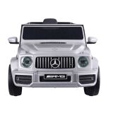 Coche Eléctrico para Bebé Lean Cars Mercedes G63 Plata