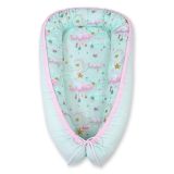 Cocoon Premium Reversible para Bebé My Sweet Baby - Moons Mint