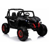 Jeep XMX603 Lean Cars negro con tablero iluminado, vista frontal