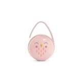 Funda Doble para Chupetes Búho Rosa Suavinex