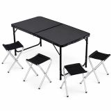 Set de Muebles de Camping Plegables con Maleta